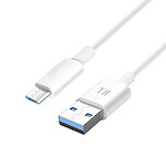 Avizar Cable Micro-USB Charge et Transfert De Données Intensité 1A Longueur 1.5m  Blanc