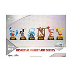 Disney - Pack 6 statuettes Mini Diorama Stage 100 Years of Wonder Alphabet Art 10 cm