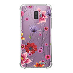 Evetane Coque Samsung Galaxy S9 Plus anti-choc souple angles renforcés transparente Motif Fleurs Multicolores