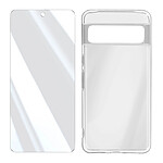 4smarts Pack Protection pour Google Pixel 8 Pro, Coque Souple et Verre Trempé Transparent