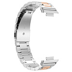 Avizar Bracelet pour Huawei Watch Fit 2 Maille Acier Inoxydable Bicolore  argent / rose gold