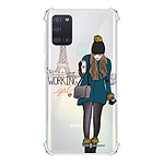 LaCoqueFrançaise Coque Samsung Galaxy A21S anti-choc souple angles renforcés transparente Motif Working girl