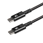 Xtorm Câble USB Type C Vers USB-C Power Delivery 100W Charge / Synchro 2m Noir