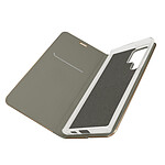 Forcell Étui pour Samsung Galaxy S22 Ultra Porte-carte Support Vidéo  Luna Book Gold Gris