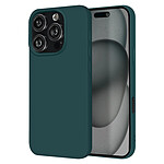 Avizar Coque pour iPhone 16 Pro Silicone Finition Mate Soft Touch Vert Foncé