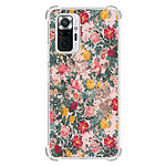 LaCoqueFrançaise Coque Xiaomi Redmi Note 10 Pro Silicone antichocs Solides coins renforcés  transparente Motif Fleurs Beige et Rose