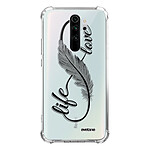 Evetane Coque Xiaomi Redmi Note 8 Pro anti-choc souple angles renforcés transparente Motif Love Life