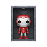 Marvel - Figurine POP! Deluxe Hall of Armor Iron Man Model 8 Silver Centurion PX Exclusive 9 cm