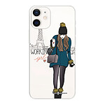 LaCoqueFrançaise Coque iPhone 12 mini silicone transparente Motif Working girl ultra resistant