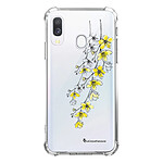 LaCoqueFrançaise Coque Samsung Galaxy A40 Silicone antichocs Solides coins renforcés  transparente Motif Fleurs Cerisiers