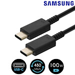Samsung Câble USB type C vers USB type C 100W Charge et Synchro 1m Original  Noir