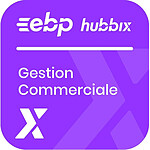 EBP Hubbix Gestion Commerciale en ligne - Licence 1 an - 1 utilisateur - A télécharger