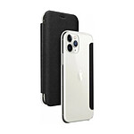 BigBen Connected Étui pour iPhone 11 Pro Folio Fonction Stand avec Porte-cartes Intégré Noir transparent