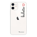LaCoqueFrançaise Coque iPhone 12 mini silicone transparente Motif Bichette ultra resistant