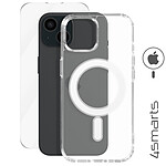Pack Protection pour iPhone 15 Plus Coque MagSafe Film 4smarts Transparent