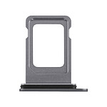 Clappio Tiroir Carte SIM pour iPhone 15 Pro et 15 Pro Max Nano SIM Gris Foncé