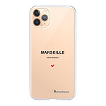 LaCoqueFrançaise Coque iPhone 11 Pro Max 360 intégrale transparente Motif Marseille mon amour Tendance