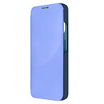 Avizar Étui Clear View pour Samsung Galaxy A54 5G Clapet Miroir Fonction Support  Bleu