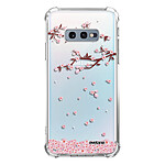 Evetane Coque Samsung Galaxy S10e anti-choc souple angles renforcés transparente Motif Chute De Fleurs