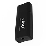 LinQ Adaptateur audio Bluetooth USB / Jack 3.5mm Fonction kit mains libres  Noir
