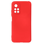 Avizar Coque pour Xiaomi Poco M4 Pro 5G et Redmi Note 11S 5G Silicone Semi-rigide Finition Soft-touch Fine  rouge