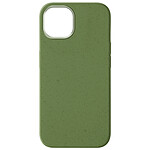 Avizar Coque pour iPhone 15 Silicone gel Anti-traces Compatible QI 100% Recyclable  Vert kaki