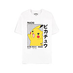 Pokémon - T-Shirt Pikachu White - Taille L