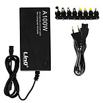 LinQ Chargeur Secteur Universel 100W avec 8 embouts 12 à 24V A100W  Noir