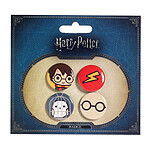 Harry Potter - Pack 4 badges Cutie  & Hedwig