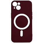 Avizar Coque MagSafe pour iPhone 13 Soft Touch Finition Mate Bords Surélevés  bordeaux