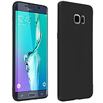 Avizar Coque Samsung Galaxy S6 Edge Plus Silicone Flexible Résistant Ultra fine noir
