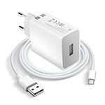 Xiaomi Chargeur secteur USB 18W MDY-10-EF avec Câble USB-C B91175C0027036  Blanc