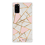 LaCoqueFrançaise Coque Samsung Galaxy S20 anti-choc souple angles renforcés transparente Motif Marbre Rose