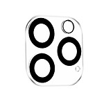Avizar Film Caméra pour iPhone 14 Pro et 14 Pro Max Verre Trempé 9H Anti-rayures Contour Noir