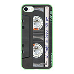 Evetane Coque iPhone 7/8/ iPhone SE 2020 Silicone Liquide Douce vert pâle Cassette
