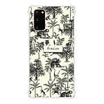 LaCoqueFrançaise Coque Samsung Galaxy S20 Silicone antichocs Solides coins renforcés  transparente Motif Botanic Evasion