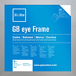 GB eye Cadre MDF (30,5 x 30,5 cm) Argent