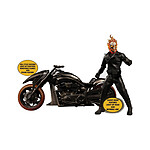 Ghost Rider - Figurine & véhicule sonore et lumineux 1/12  & Hell Cycle
