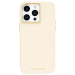 Case Mate Silicone Compatible avec le MagSafe pour iPhone 15 Pro Max Beige