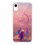 Evetane Coque iPhone Xr 360 intégrale transparente Motif Attrape rêve rose Tendance