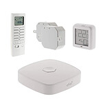 Otio - Pack chauffage connecté Home (1 thermomètre, 2 modules chauffage, 1 télécommande thermostat, 1 box)