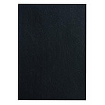 PAVO Paquet de 100 Plats de Couverture Grain Cuir 250g A4 Noir
