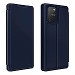 Dux Ducis Étui pour Galaxy S10 Lite Porte-carte Support Vidéo Toucher Soyeux  Bleu