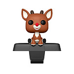 Rudolphe le renne au nez rouge - Figurine POP! Edge-Sitter Rudolph 9 cm