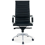 MTi Fauteuil MTGA65X dossier haut en cuir noir