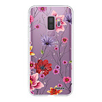 Evetane Coque Samsung Galaxy S9 Plus 360 intégrale transparente Motif Fleurs Multicolores Tendance