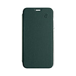 BEETLECASE Étui pour Apple iPhone 11 Folio Premium en Cuir avec Dos Cristal et Porte-Cartes Vert foncé