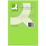 Q-CONNECT Papier couleur multifonction A3 80g/m2 unicolore ramette 500 feuilles - Vert néon x 5