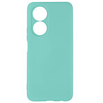Avizar Coque pour Honor X7 Silicone Semi-rigide Finition Soft-touch Fine Turquoise