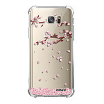 Evetane Coque Samsung Galaxy S7 anti-choc souple angles renforcés transparente Motif Chute De Fleurs